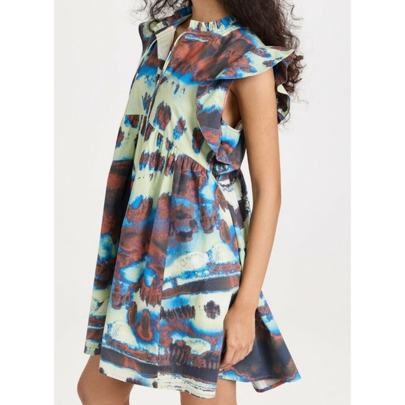 Chufy Addi Mini Dress in Laia Sky Sz XS Aussie Days (E - Picture 3 of 9